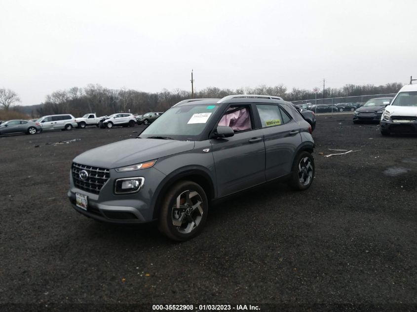 2022 HYUNDAI VENUE SEL VIN: KMHRC8A3XNU200823