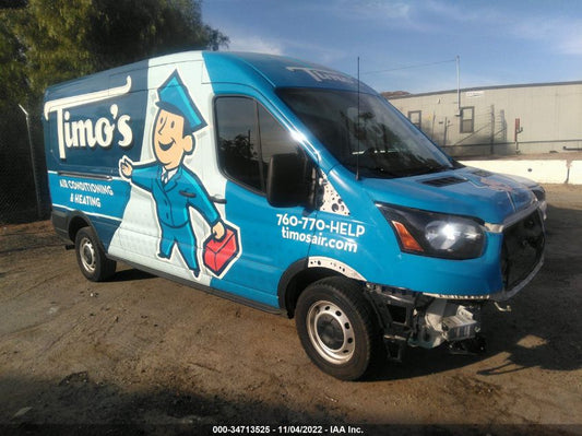 2022 FORD TRANSIT CARGO VAN VIN: 1FTBR1C81NKA33722