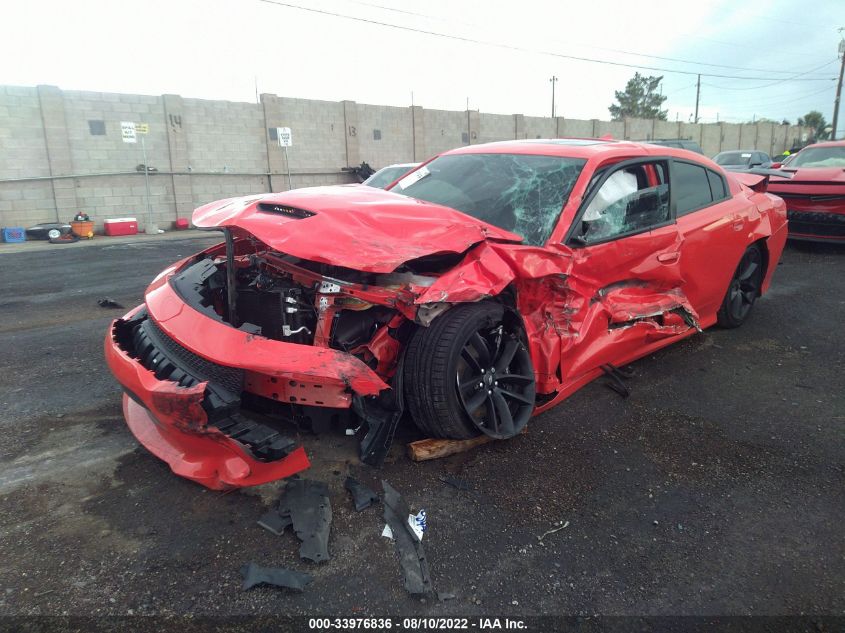 2022 DODGE CHARGER GT VIN: 2C3CDXHG8NH102648