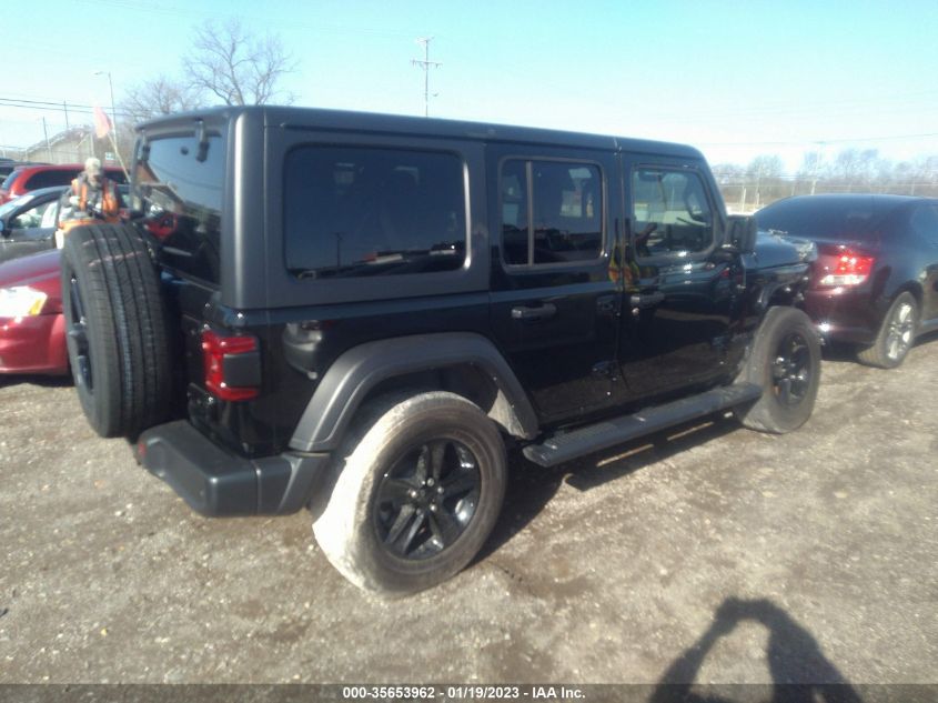 2021 JEEP WRANGLER UNLIMITED SPORT ALTITUDE VIN: 1C4HJXDG6MW815872