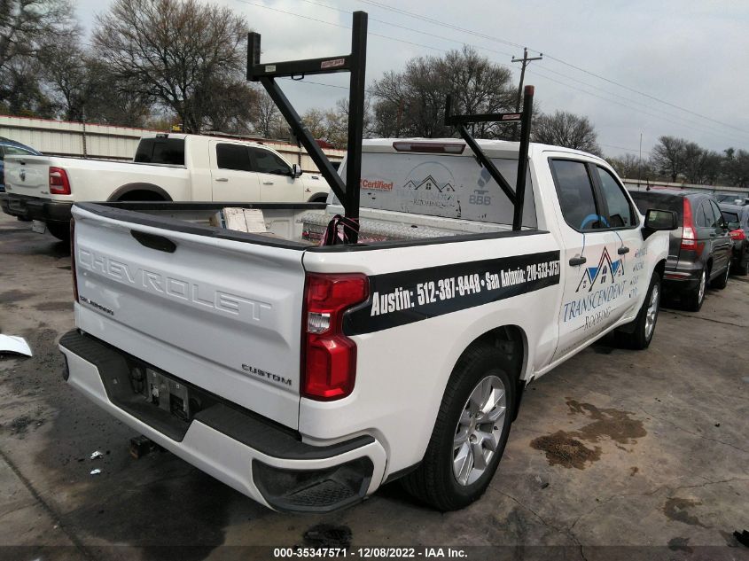 2020 CHEVROLET SILVERADO 1500 CUSTOM VIN: 3GCPWBEK4LG288317