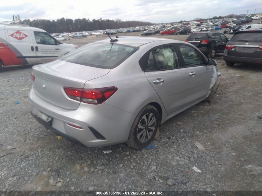 2022 KIA RIO S VIN: 3KPA24AD7NE474517