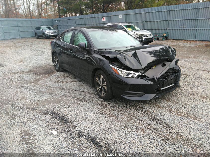 2022 NISSAN SENTRA SV VIN: 3N1AB8CV3NY245931