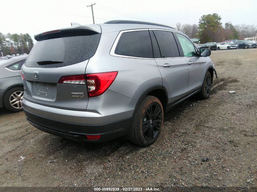 2022 HONDA PILOT SPECIAL EDITION VIN: 5FNYF6H22NB103648