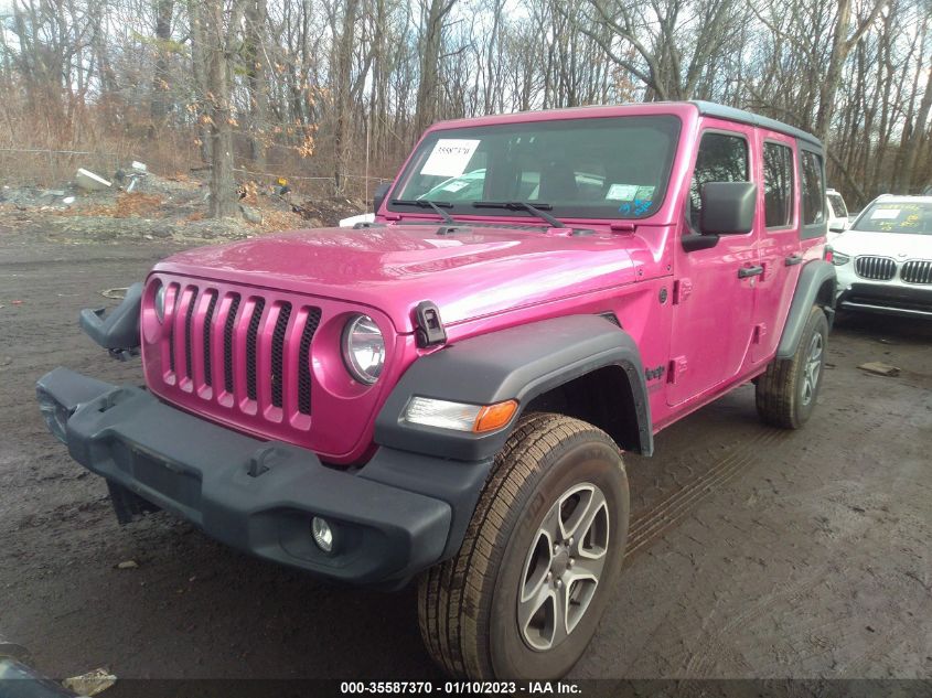 2021 JEEP WRANGLER UNLIMITED SPORT S VIN: 1C4HJXDG6MW861752