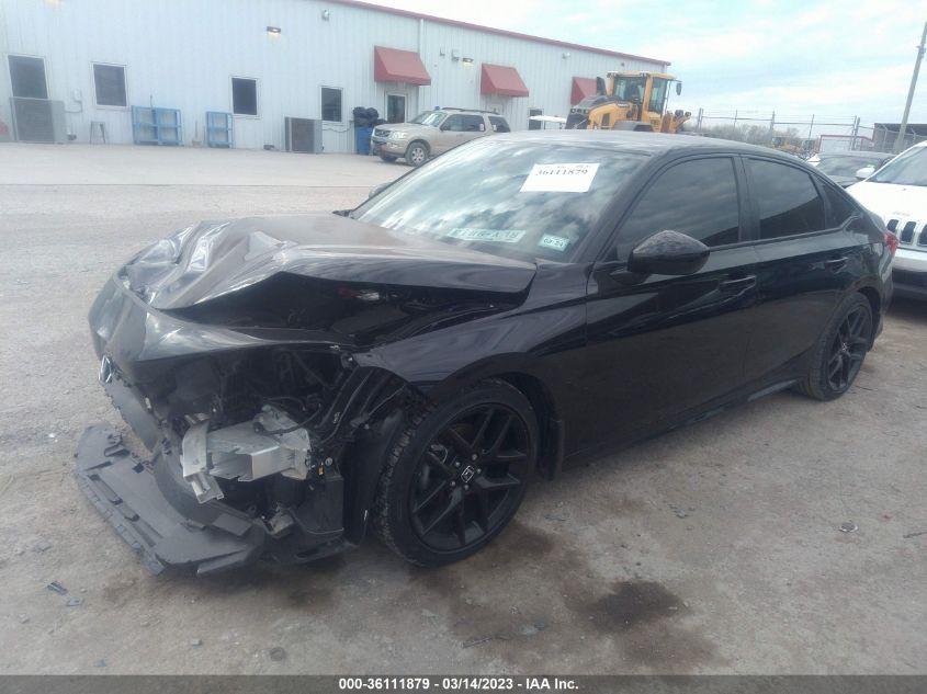 2022 HONDA CIVIC SEDAN SPORT VIN: 2HGFE2F52NH570385