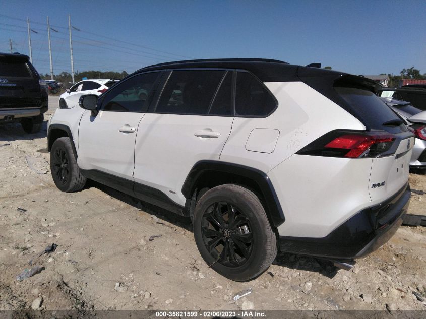2022 TOYOTA RAV4 HYBRID XSE VIN: 4T3E6RFV7NU080010