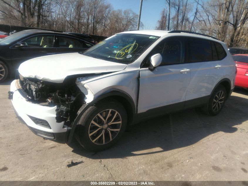 2021 VOLKSWAGEN TIGUAN S VIN: 3VV1B7AX1MM043818