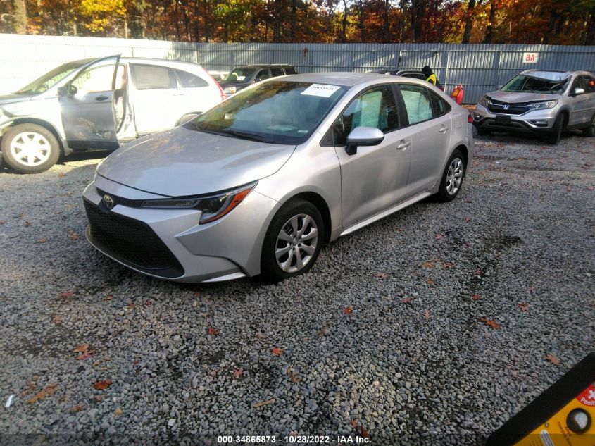 2021 TOYOTA COROLLA LE VIN: 5YFEPMAE9MP171831