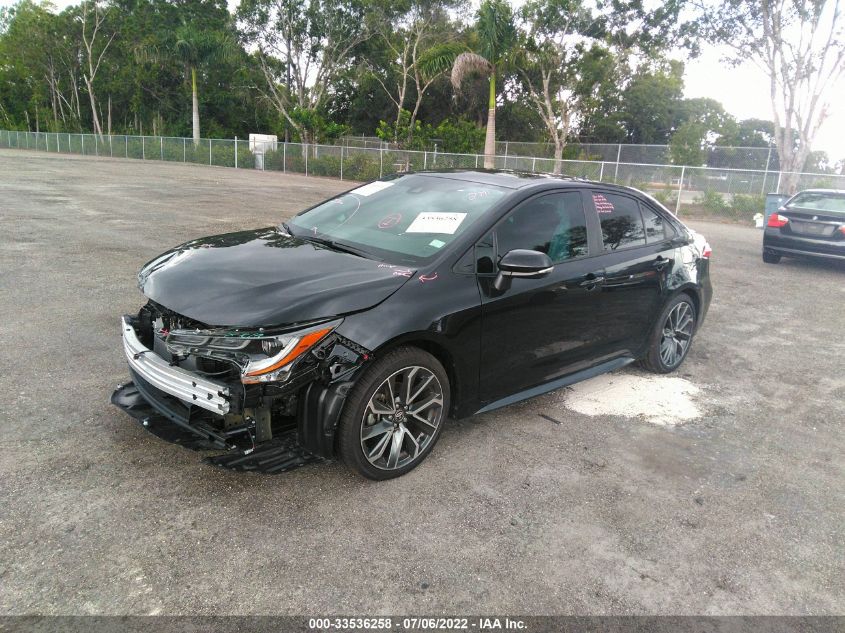 2022 TOYOTA COROLLA SE/NIGHTSHADE/APEX SE VIN: 5YFP4MCE8NP105948