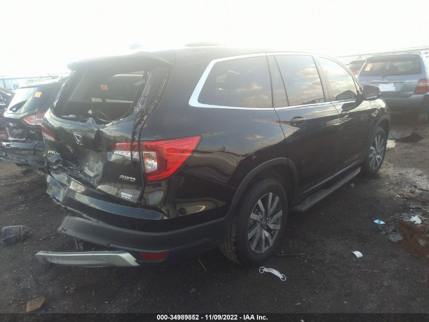 2021 HONDA PILOT EX-L VIN: 5FNYF6H52MB032945