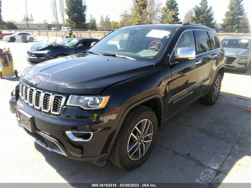 2022 JEEP GRAND CHEROKEE WK LIMITED VIN: 1C4RJFBG7NC110471