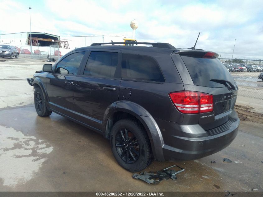2020 DODGE JOURNEY SE VALUE VIN: 3C4PDCAB3LT280444