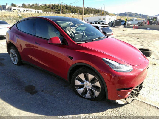 2022 TESLA MODEL Y LONG RANGE VIN: 7SAYGDEE0NF361573