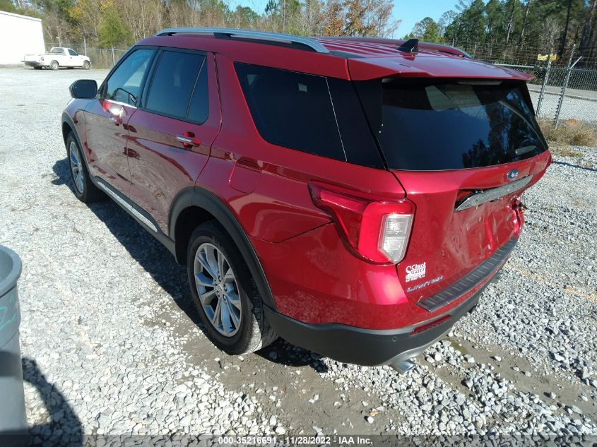 2021 FORD EXPLORER LIMITED VIN: 1FMSK8FH0MGA57368