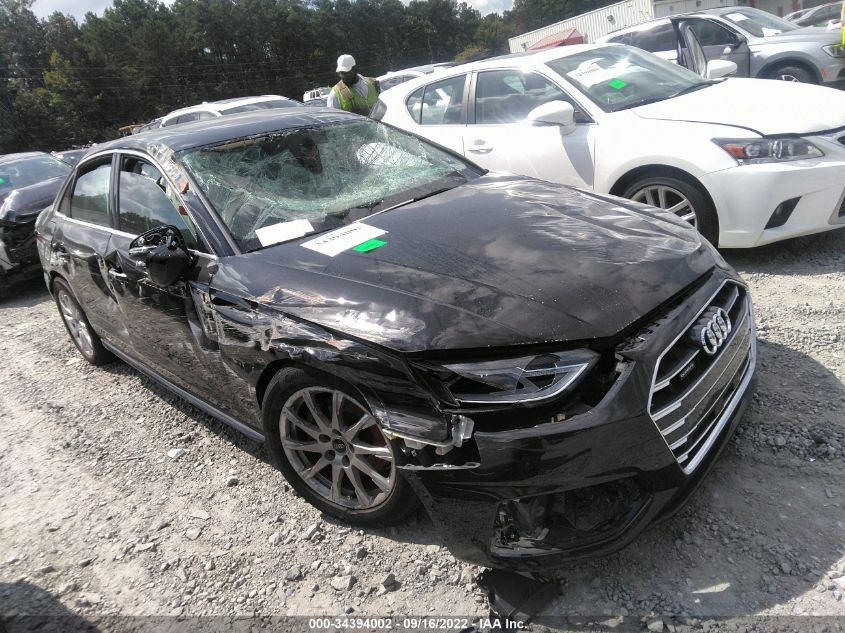 2021 AUDI A4 SEDAN PREMIUM VIN: WAUABAF48MA087335