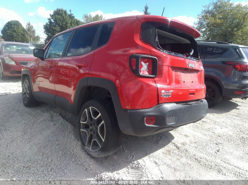 2021 JEEP RENEGADE JEEPSTER VIN: ZACNJDAB3MPN29370