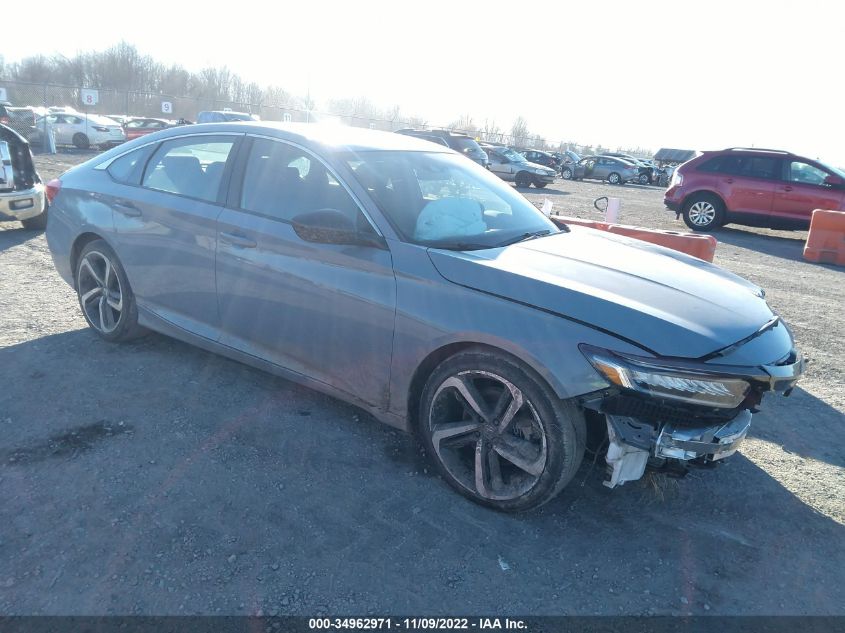 2022 HONDA ACCORD SEDAN SPORT VIN: 1HGCV1F33NA077891