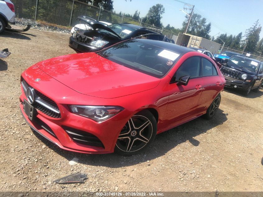 2020 MERCEDES-BENZ CLA CLA 250 VIN: WDD5J4HB0LN025008
