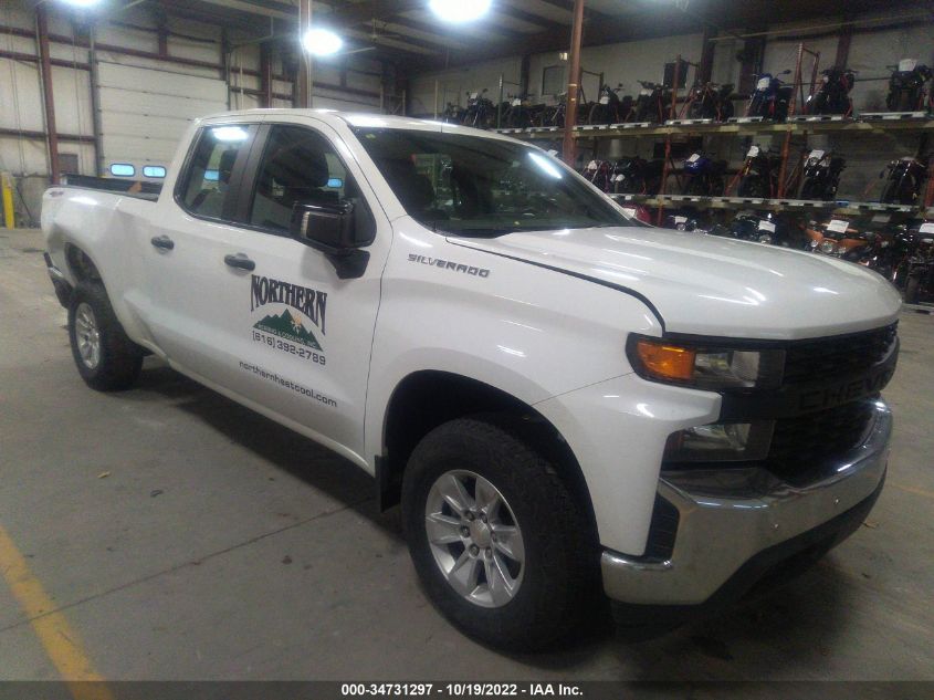 2021 CHEVROLET SILVERADO 1500 WORK TRUCK VIN: 1GCRYAEF5MZ114533