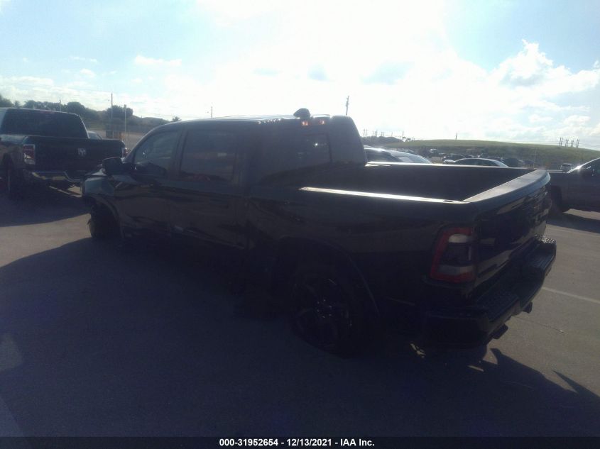 2021 RAM 1500 LARAMIE VIN: 1C6RREJT8MN816084