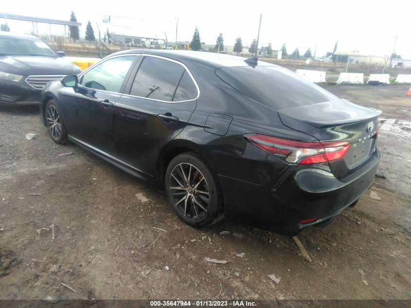 2022 TOYOTA CAMRY SE VIN: 4T1G11AK7NU620020