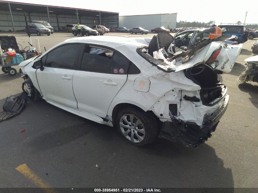 2022 TOYOTA COROLLA LE VIN: 5YFEPMAE9NP382156