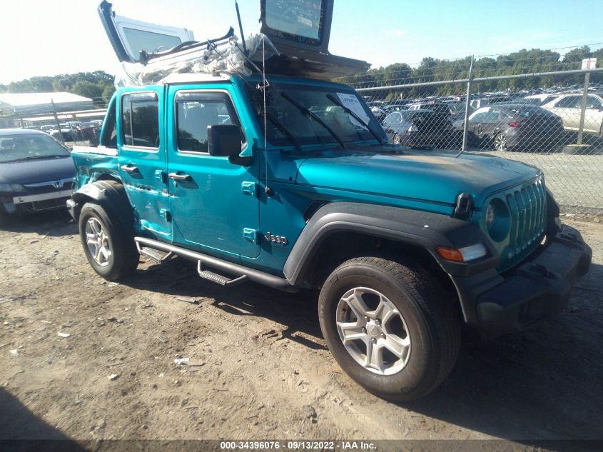 2020 JEEP WRANGLER UNLIMITED SPORT S VIN: 1C4HJXDG5LW201362