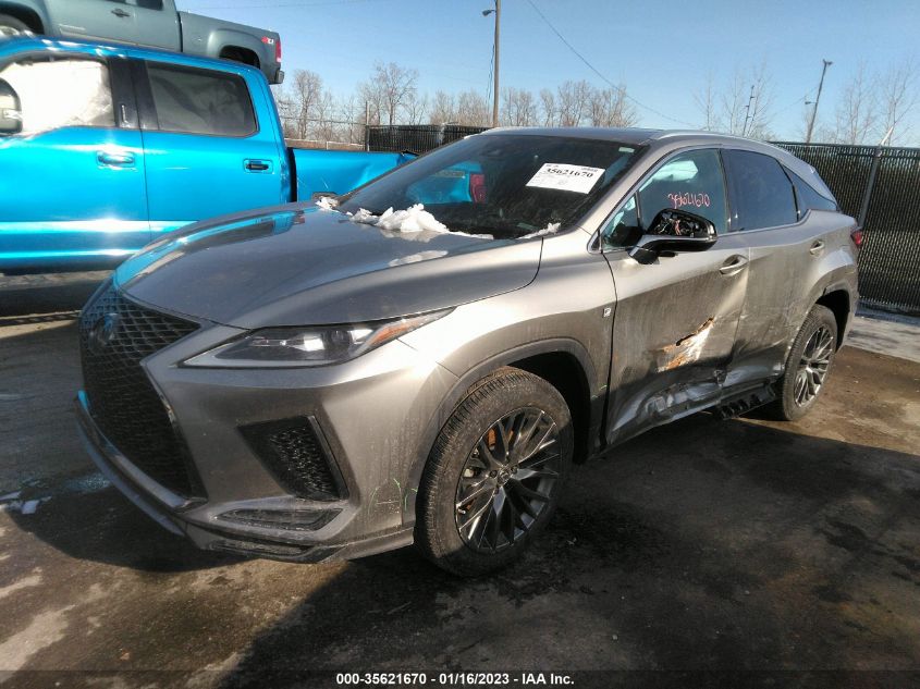 2021 LEXUS RX RX 350 F SPORT APPEARANCE VIN: 2T2SZMDA1MC264747