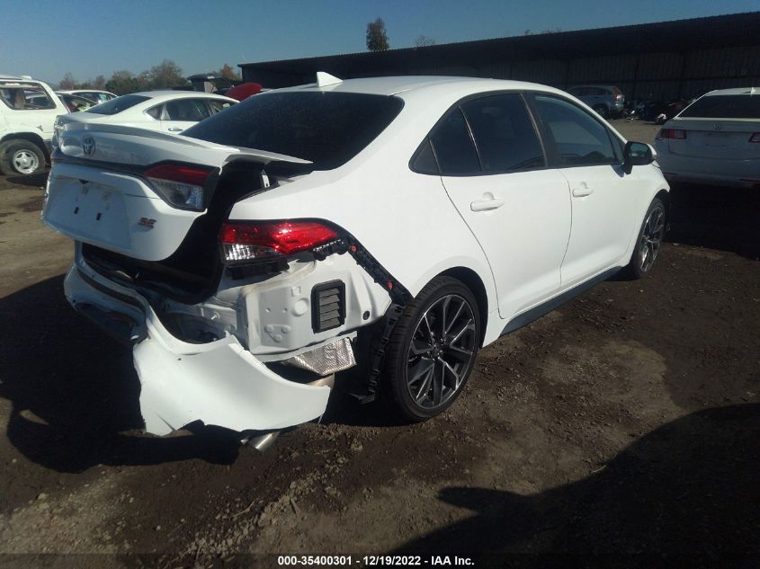 2020 TOYOTA COROLLA SE/NIGHTSHADE VIN: 5YFS4RCE1LP040798