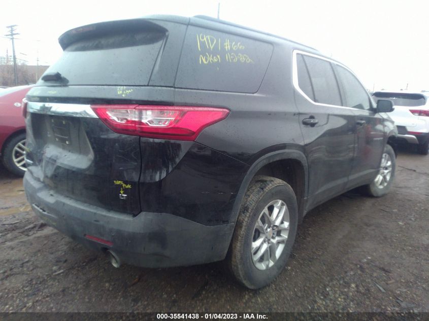 2021 CHEVROLET TRAVERSE LT CLOTH VIN: 1GNERGKW9MJ141971