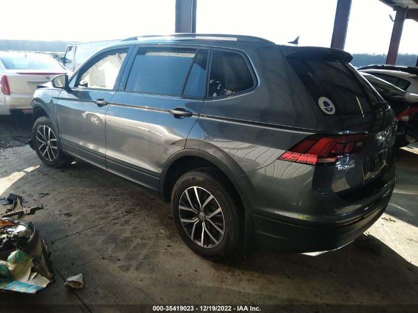2021 VOLKSWAGEN TIGUAN S VIN: 3VV1B7AX6MM085627