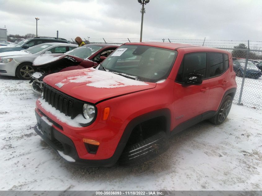 2021 JEEP RENEGADE JEEPSTER VIN: ZACNJCAB6MPM73080