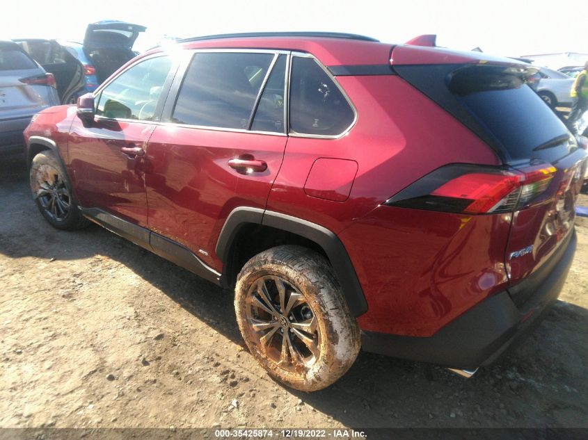 2022 TOYOTA RAV4 HYBRID XLE PREMIUM VIN: JTMB6RFV9ND068571