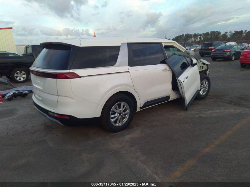 2022 KIA CARNIVAL LX VIN: KNDNB4H39N6082711