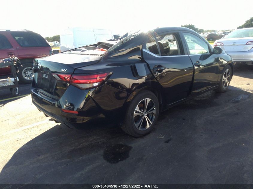 2022 NISSAN SENTRA SV VIN: 3N1AB8CV4NY262060