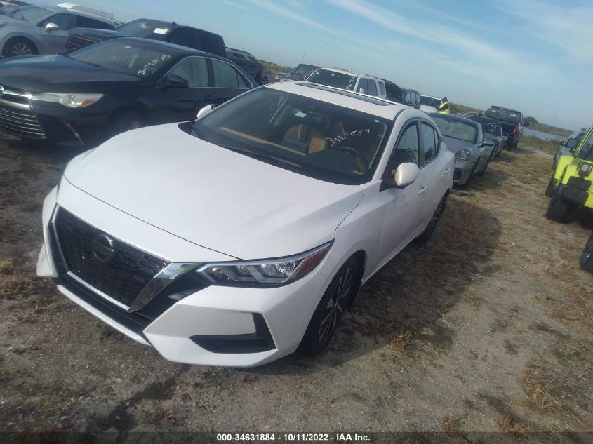 2021 NISSAN SENTRA SV VIN: 3N1AB8CV7MY295312