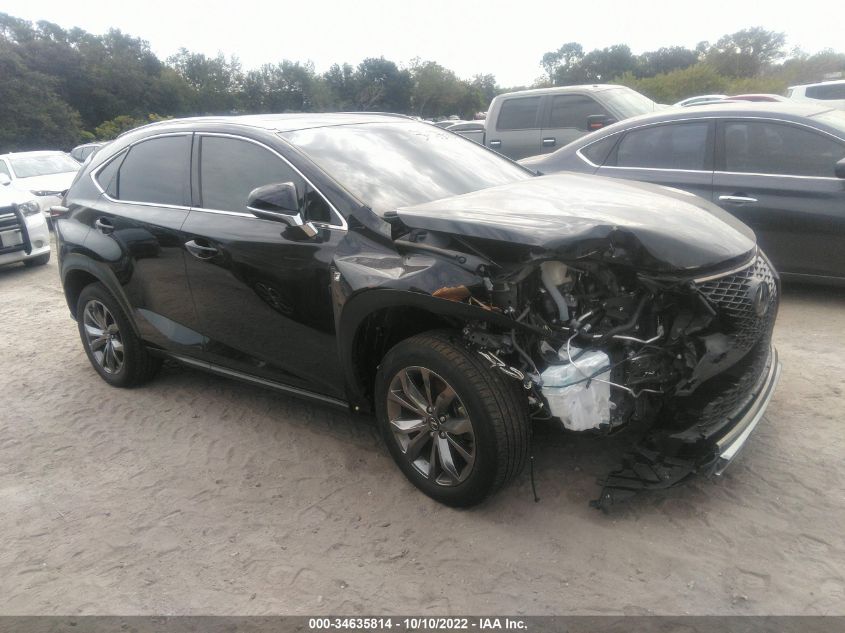 2021 LEXUS NX NX 300 F SPORT VIN: JTJSARBZ4M2186977