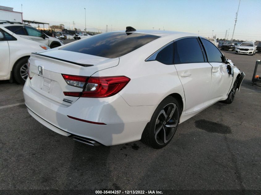 2022 HONDA ACCORD SEDAN SPORT SE VIN: 1HGCV1F42NA070777