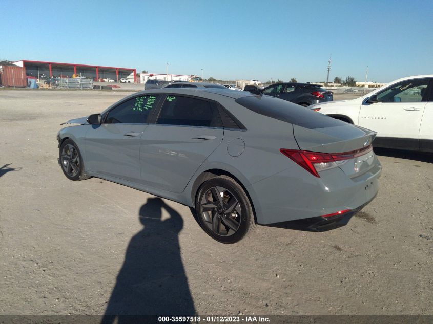2022 HYUNDAI ELANTRA SEL VIN: KMHLN4AG4NU339731