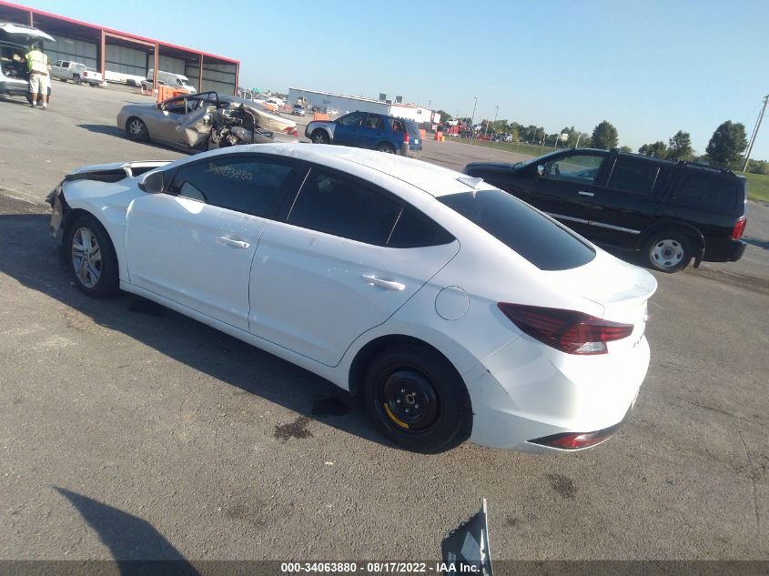 2020 HYUNDAI ELANTRA SEL VIN: 5NPD84LF5LH593587