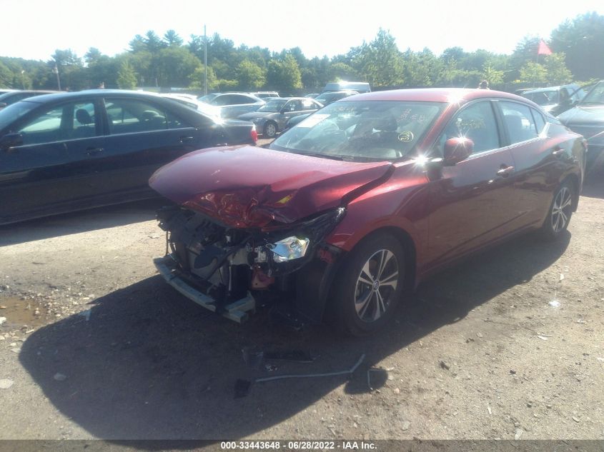 2020 NISSAN SENTRA SV VIN: 3N1AB8CV5LY278233