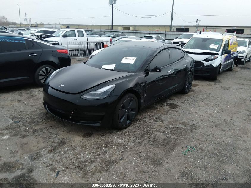 2022 TESLA MODEL 3 VIN: 5YJ3E1EA1NF253794
