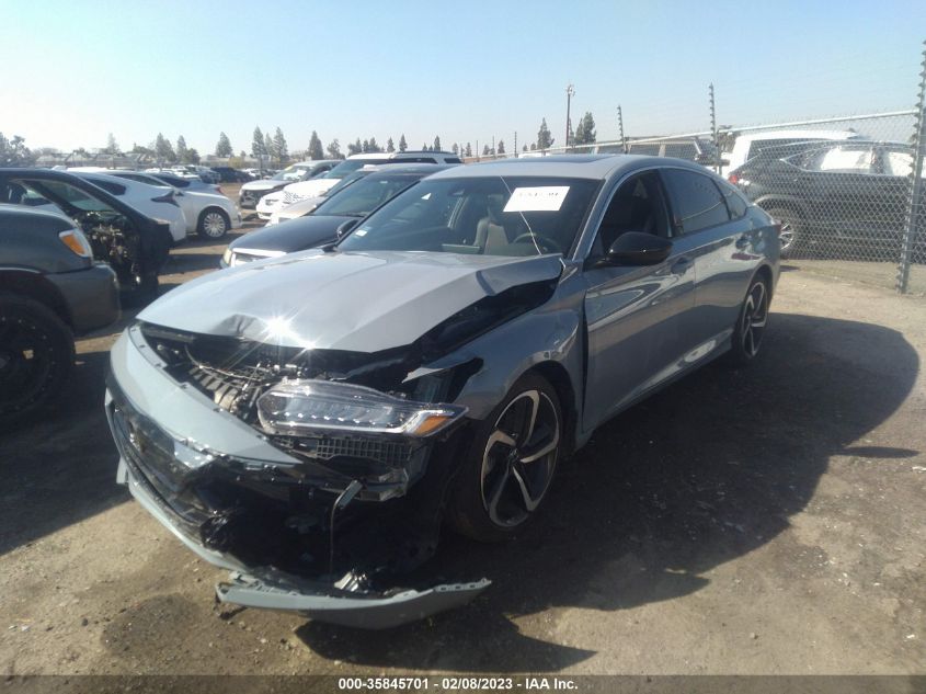 2022 HONDA ACCORD SEDAN SPORT VIN: 1HGCV2F3XNA023493
