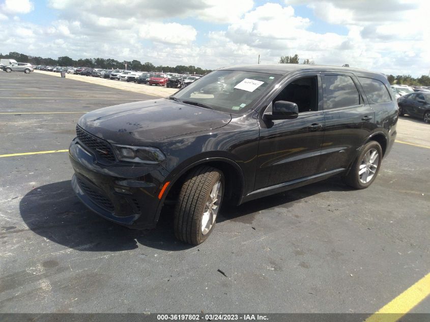 2022 DODGE DURANGO GT VIN: 1C4RDJDG2NC136516