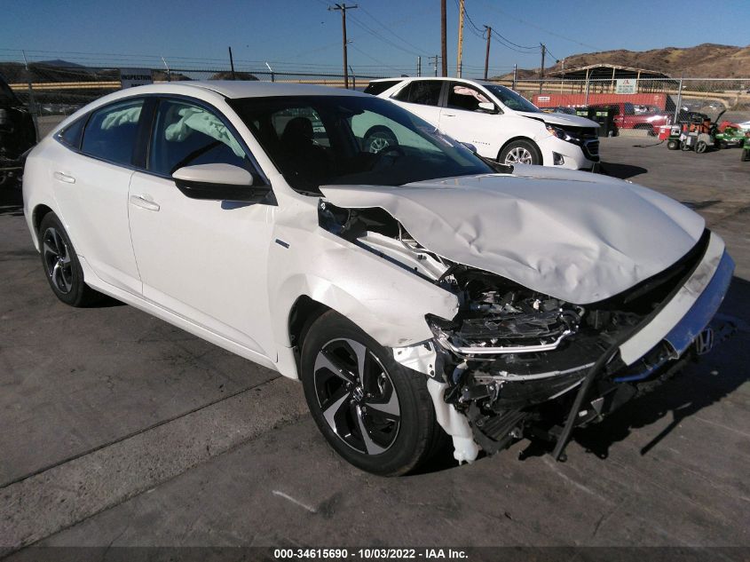 2022 HONDA INSIGHT EX VIN: 19XZE4F5XNE016708