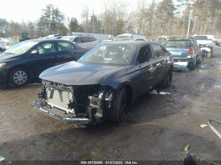 2022 HONDA CIVIC SEDAN SPORT VIN: 2HGFE2F54NH538277