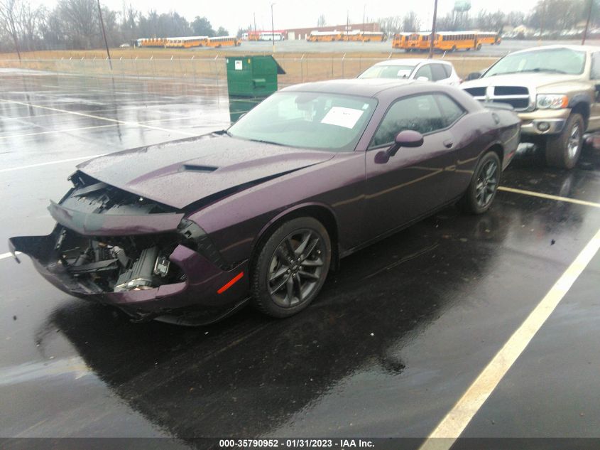 2022 DODGE CHALLENGER SXT VIN: 2C3CDZGG3NH136235