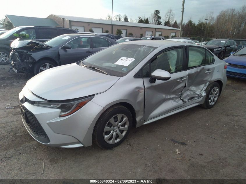 2022 TOYOTA COROLLA LE VIN: JTDEPMAE6N3011805