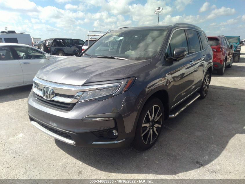 2022 HONDA PILOT ELITE VIN: 5FNYF6H01NB033798